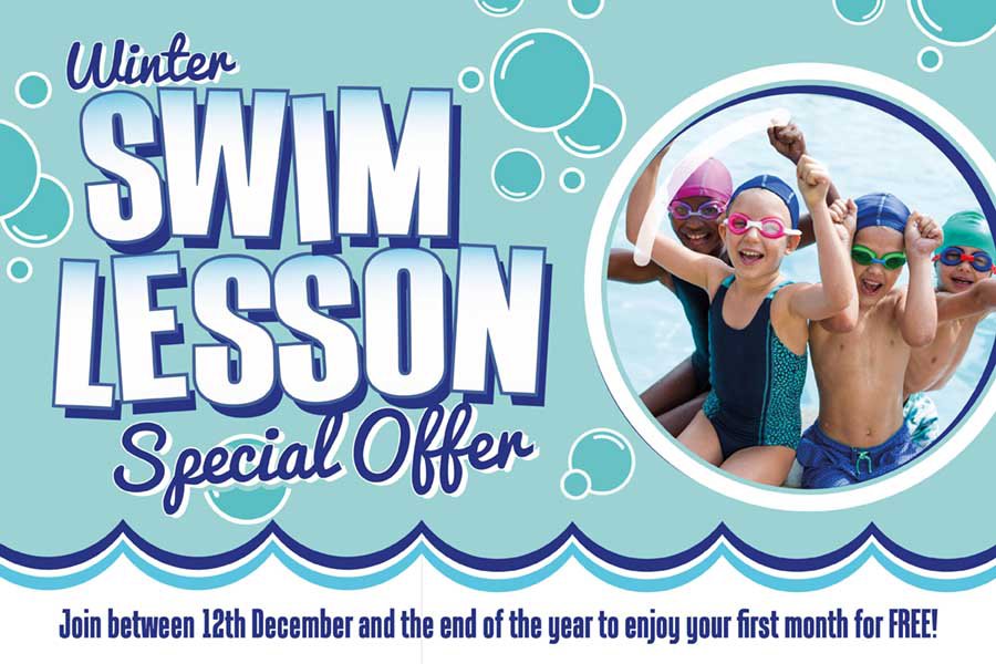 Winter Swim Lessons Offer Advert